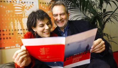 Edgar Reitz and Salomé Kammer, director and actress of <i>Heimat</i>