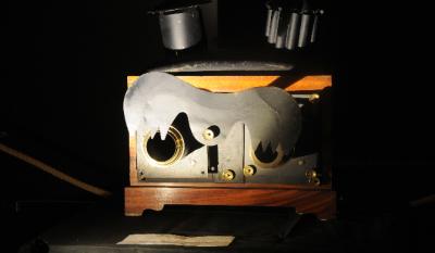 PRE-CINEMA.Aspettando i Lumière exhibition
Magic lantern with fade-out device