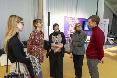 Marta Bernasconi (service pour l'intégration des étrangers); Michela Tisconi (déléguée service pour l'intégration des étrangers); Flavia Marone, Mauro Piacentini