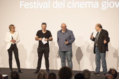 Flavia Marone, Robert Ralston, Erik Bernasconi réalisateurs 'Alter Ego', Giancarlo Zappoli