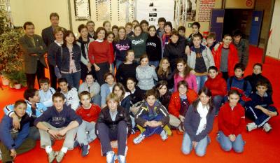 Gli allievi della scuola di Cerro al Lambro a Castellinaria