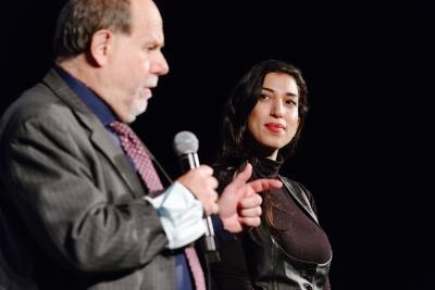 Giancarlo Zappoli and Houra Siena Nezhad, producer