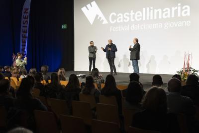 Flavia Marone, Giorgio Diritti, réalisateur 'Lubo', Giancarlo Zappoli