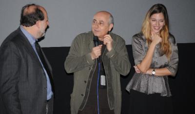 Roberto Faenza – regista di <i>Anita B.</i> – e Guenda Goria