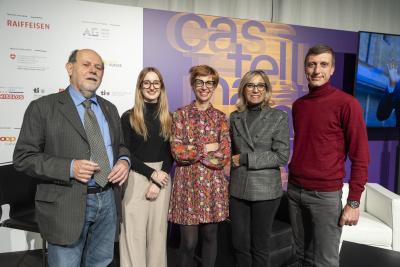 Giancarlo Zappoli, Marta Bernasconi (service for the integration of foreigners), Michela Tisconi (delegate service for the integration of foreigners), Flavia Marone, Mauro Piacentini